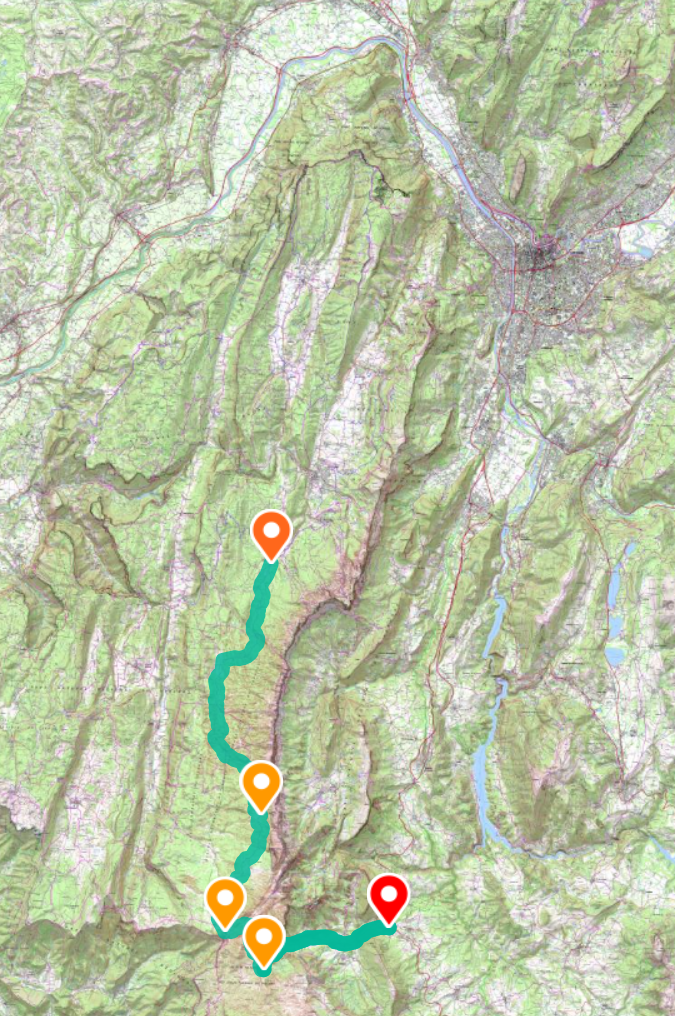 topo randonnée trek vercors 3 jours bivouac